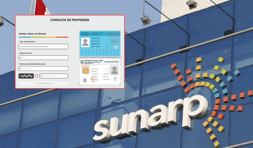 Sunarp gestiona el registro de propiedades, vehículos y personas jurídicas en Perú.