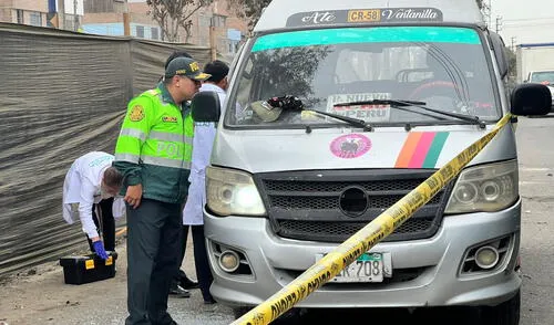 Ataque a combi en el Callao. Foto: difusión