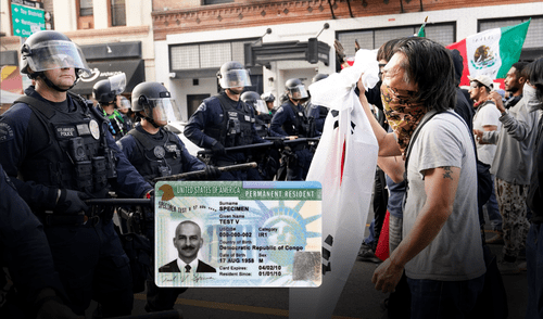 Inmigrantes que participen de protestas pueden perder la Green Card.