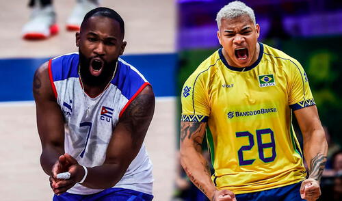 El historial de Cuba vs Brasil en la VNL va 2-0 a favor de los antillanos.