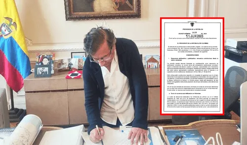 Gustavo Petro oficializó el decreto que llama a una consulta popular para respaldar su reforma laboral. Foto: Composición LR/ X @infopresidencia Colombia, Gustavo Petro, reforma laboral