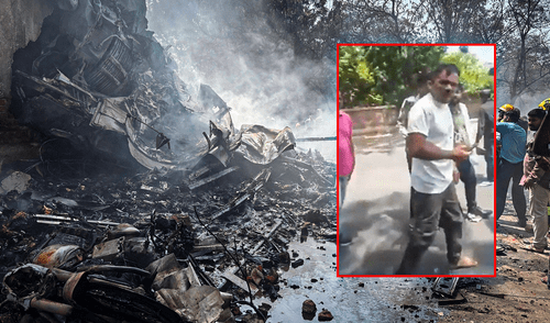 El vuelo AI171 de Air India, un Boeing 787 que cubría la ruta entre Ahmedabad y Londres, se estrelló en una zona residencial. Foto: composición LR/X El vuelo AI171 de Air India, un Boeing 787 que cubría la ruta entre Ahmedabad y Londres, se estrelló en una zona residencial.
