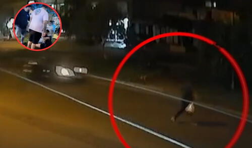 Conductor atropella a hombre en SJL y se da a la fuga. Foto: Composición LR/Captura de pantalla de YouTube