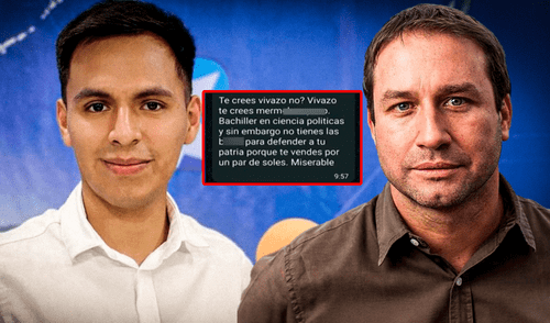 René Gastelumendi denuncia amenazas de muerte tras entrevista al alcalde de Ate. Foto: Composición LR René Gastelumendi denuncia amenazas de muerte tras entrevista al alcalde de Ate.