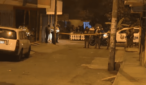 Policías resultan heridos tras una balacera en San Juan de Lurigancho.