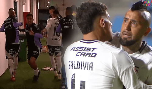 Arturo Vidal perdió los papeles y se pelea con su propio arquero de Colo-Colo