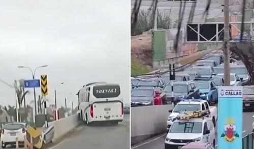 Se confirmó que el conductor y 3 personas resultaron heridas tras choque de bus turístico en la av. Morales Duárez. Foto: Composición LR/Canal N/Kevin García-URPI LR Se confirmó que el conductor y 3 personas resultaron heridas tras choque de bus turístico en la av. Morales Duárez. Foto: Composición LR/Canal N/Kevin García-URPI LR