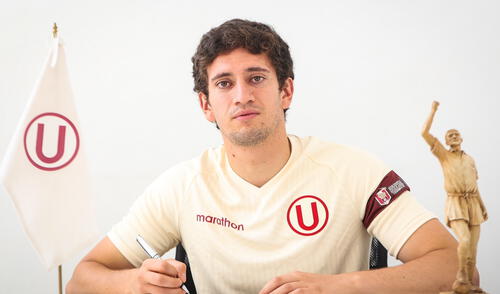 Alejandro Alcalá pertenece a Universitario de Deportes desde diciembre del 2022.Foto: Universitario de Deportes Alejandro Alcalá pertenece a Universitario de Deportes desde diciembre del 2022.Foto: Universitario de Deportes