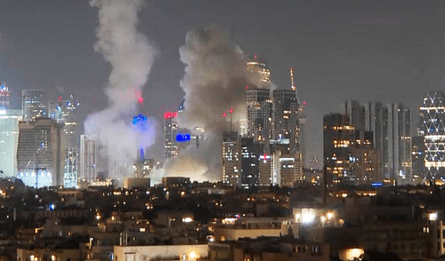 Irán ataca a Israel con misiles que se dirigen a Jerusalén. Foto: AFP