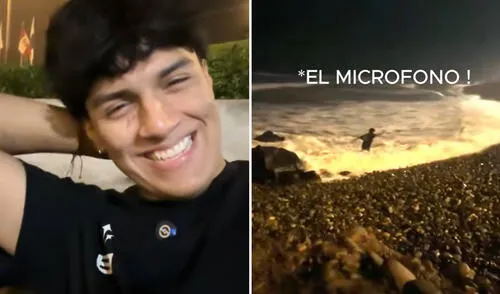 Streamer Mixti es desafiado a lanzarse al mar por una suscripción en Kick y ocurre lo peor: “No, el micrófono”