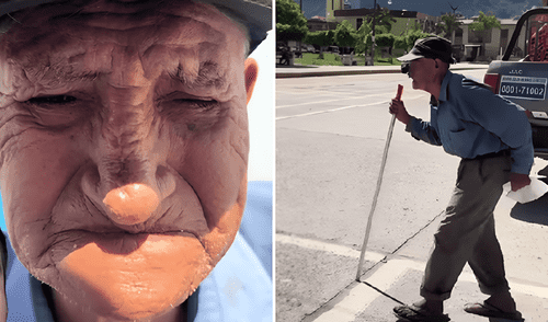 Adrían Avilés, adulto mayor de Junín, se encontraría enfermo y viviendo desamparado. Foto: composición LR/TikTok/El chico de las noticias adulto mayor, adulto mayor vive solo, adulto mayor pide que sus hijos lo visiten, Junín