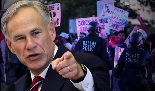 El gobernador de Texas, Greg Abbott, advirtió en redes sociales que quienes protesten contra la ofensiva migratoria de Trump serán arrestados si no mantienen la paz. El gobernador de Texas, Greg Abbott, advirtió en redes sociales que quienes protesten contra la ofensiva migratoria de Trump serán arrestados si no mantienen la paz.