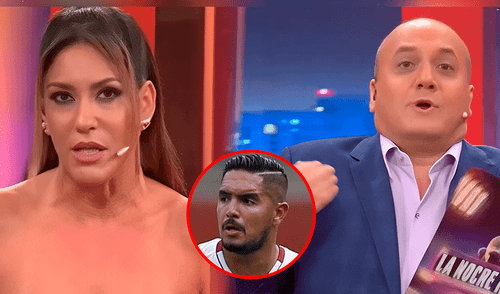 Kurt Villavicencio y Tilsa Lozano protagonizaron polémico momento en 'La noche habla'.