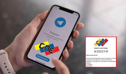 CNE activa bot en Telegram para saber tu centro de votación para las Elecciones Municipales 2025: paso a paso para hacer la consulta