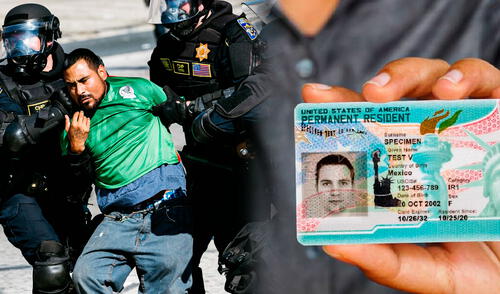 Las protestas podrían poner en peligro la Green Card a inmigrantes. Green Card estaría en peligro para inmigrantes por participar en protestas en Estados Unidos.