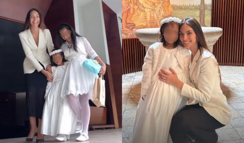 Natalie Vértiz celebró el bautizo de Carito. Foto: Composición LR/Instagram Natalie Vértiz celebró el bautizo de Carito.