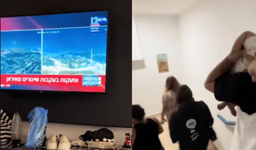 Una peruana en Israel reveló cómo vivió los momentos tensos del conflicto militar con Irán. Foto: Composición LR/ TikTok Peruana en Israel relata el tenso momento que vivió durante el conflicto militar con Irán
