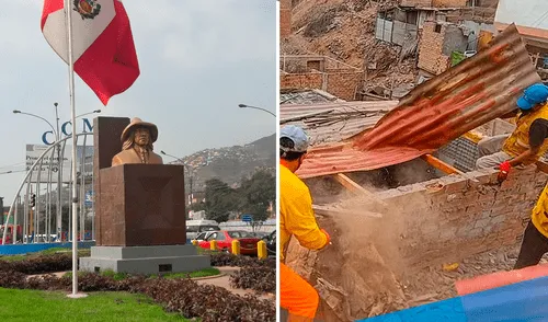 Tras la fiscalización, se recuperó un espacio municipal que había sido invadido. Foto: Composición LR/Municipalidad de Comas Tras la fiscalización, se recuperó un espacio municipal que había sido invadido. Foto: Composición LR/Municipalidad de Comas