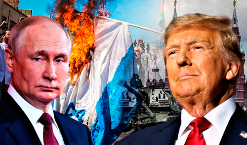 Según fuentes del Kremlin, la llamada entre Trump y Putin tuvo una duración de casi una hora. Foto: Composición LR. Según fuentes del Kremlin, la llamada entre Trump y Putin tuvo una duración de casi una hora. Foto: Composición LR.