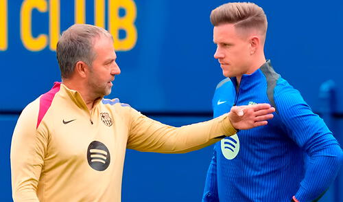 Para Hansi Flick, Ter Stegen ya no sería el portero titular del Barcelona. Foto: EFE