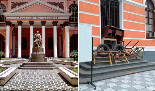 Tras la nulidad del proceso electoral, los estudiantes de la facultad de medicina emitieron un pronunciamiento. Foto: Composición LR/UNMSM Tras la nulidad del proceso electoral, los estudiantes de la facultad de medicina emitieron un pronunciamiento. Foto: Composición LR/UNMSM