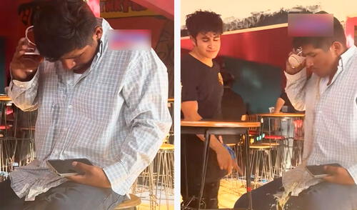 La confusión del hombre en estado de ebriedad sacó más de una sonrisa a los usuarios en TikTok.