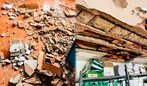 Techo de comisaría en San Juan de Lurigancho colapsó tras fuerte sismo