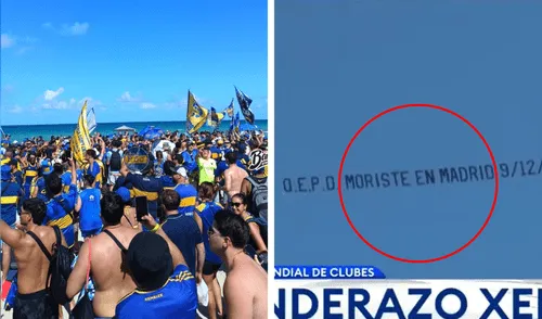 Avioneta con cruel mensaje jugó una broma a hinchas de Boca Juniors en el Mundial de Clubes