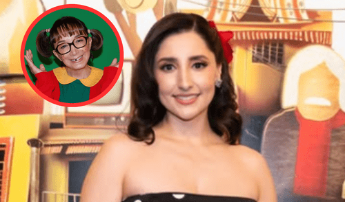 'La chilindrina' aparece en el segundo capítulo de la serie 'Chespirito: Sin querer queriendo' Foto: Instagram/composición LR