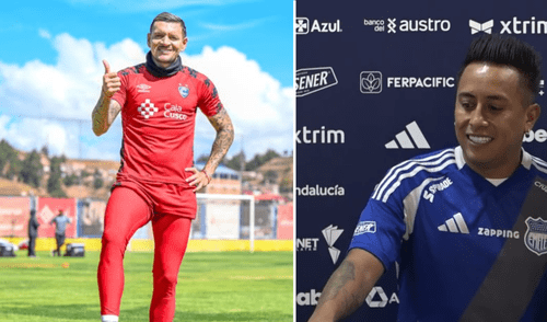 Christian Cueva fue oficialmente presentado como el '10' del Emelec Christian Cueva fue oficialmente presentado como el '10' del Emelec. Foto: Instagram/composición LR