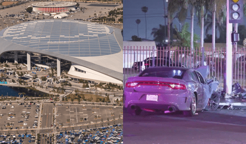 Hombre atropella a peatones tras partido México-RD en California: 8 heridos.