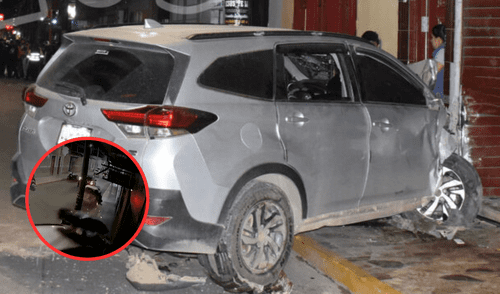 Carro de fiscal impacta contra un mototaxi. Foto: composición LR Carro de fiscal impacta contra un mototaxi. Foto: composición LR