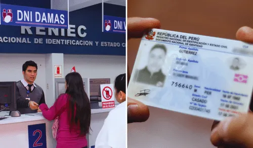 La página oficial de la Reniec muestra cinco tipos de estado durante el trámite del DNI en Perú.