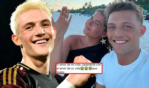 Oliver Sonne y su novia danesa. Foto: Composición LR/Captura/Archivos LR/Captura/Instagram Oliver Sonne y su novia danesa.