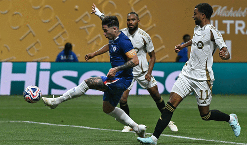 Enzo Fernández convirtió el segundo gol del Chelsea ante LAFC