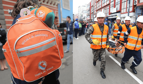 El Indeci ofrece una serie de recomendaciones antes, durante y después de un sismo. Foto: Composición LR/ Andina Qué hacer antes, durante y después de un sismo, según Indeci