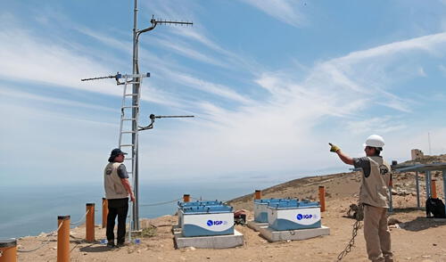 Estación del Sistema de Alerta Sísmica Peruano (Saspe). Foto: IGP