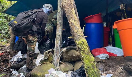 Laboratorio clandestino tenía cuatro ambientes.