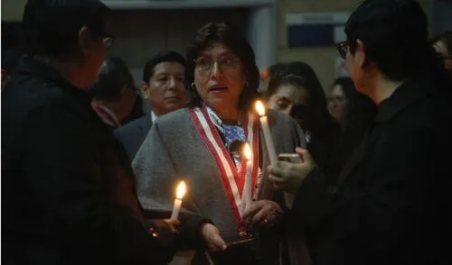 La fiscal de la Nación permaneció en una vigilia en señal de protesta