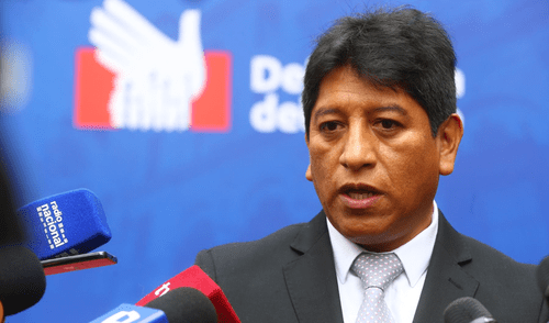 Defensor del pueblo, Josué Gutiérrez, respalda a Patricia Benavides. Foto: Andina Defensor del pueblo, Josué Gutiérrez. Foto: Andina