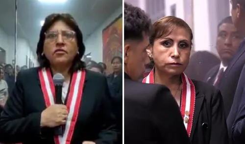 Delia Espinoza dirigió un mensaje a todos los trabajadores del Ministerio Público y aseguró que no dejará el cargo.Foto: composición LR Delia Espinoza dirigió un mensaje a todos los trabajadores del Ministerio Público y aseguró que no dejará el cargo.Foto: composición LR