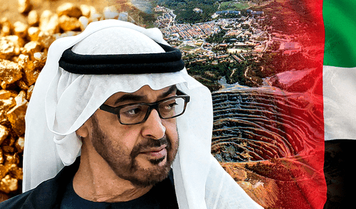 El ascenso de Emiratos como principal socio comercial aurífero de Perú es una tendencia reciente, pero sostenida. Foto: Composición LR/AFP/Yanacocha/Minem. Emiratos Árabes Unidos es el país que más oro le compra a Perú, el máximo productor de este mineral en Sudamérica