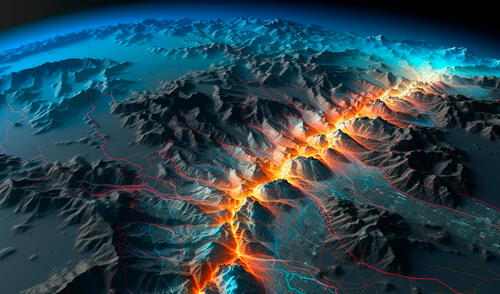 El estudio presentó evidencia de que la subducción de placas puede propagarse de una placa oceánica a otra. Foto: SciTech El estudio presentó evidencia de que la subducción de placas puede propagarse de una placa oceánica a otra.