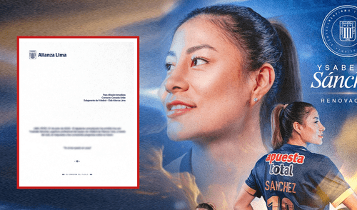 Alianza Lima anuncia renovación de 'Chabelita' Sánchez con peculiar mensaje: "Yo sí me quedo en casa"
