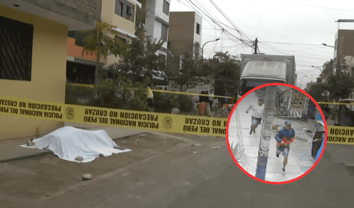 Asesinan a delincuente en Comas durante robo. Foto: composición LR / captura América Noticias