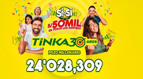 La Tinka realizará un nuevo sorteo este miércoles 18 de junio. Foto: La Tinka La Tinka realizará un nuevo sorteo este miércoles 18 de junio. Foto: La Tinka