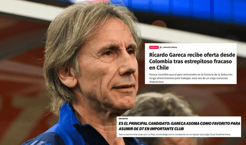 Gareca quedó fuera del Mundial 2026 con la selección chilena Gareca quedó fuera del Mundial 2026 con la selección chilena. Foto: Copa América/Composición LR