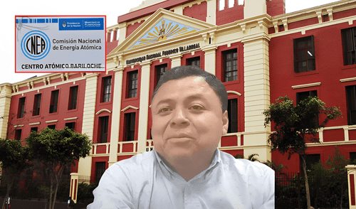 El peruano Luis Rodríguez es científico nuclear en el Centro Atómico de Bariloche, Argentina. Foto: composición LR/YouTube/Sunedu/Bariloche Opina