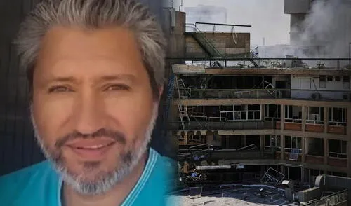 Biólogo peruano-israelí pide ayuda para volver a Perú, tras bombardeo en hospital donde trabajaba: llegar tarde al trabajo le salvó la vida. Foto: composición LR/rpp/ Leo Correa (AP) Israel | guerra entre israel e irán | bombardeo Beersheba | hospital Soroka Medical Center | Hugo Aspiazu Oliveira | peruano israelí