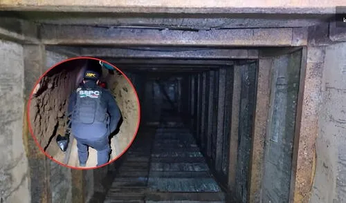 Hallan túnel clandestino del cartel Arellano Félix conectando Tijuana-USA.